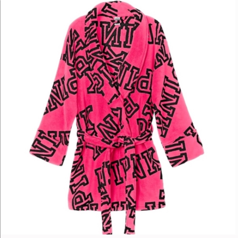 New pink bathrobe